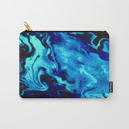 Blue Swirls Carry-All Pouch