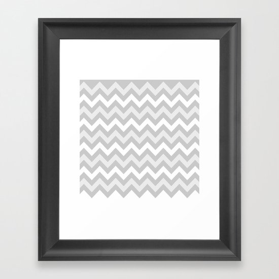chevron #9 Framed Art Print