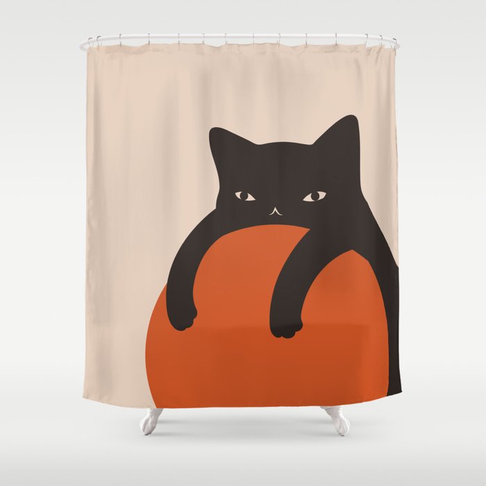Cat Landscape 155 Shower Curtain