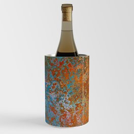 Vintage Rust, Copper and Blue Wine Chiller