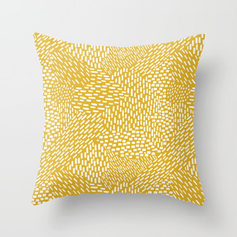 mustard yellow throw pillows amazon