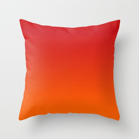 Sunset Ombre Throw Pillow