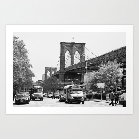Brooklyn Bridge Art Print