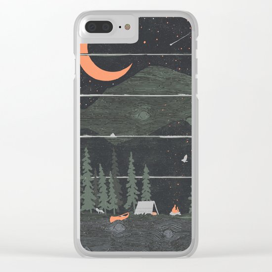 Wish I Was Camping... Clear iPhone Case