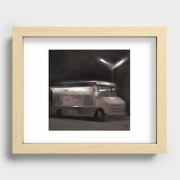 Taco Truck Recessed Framed Print