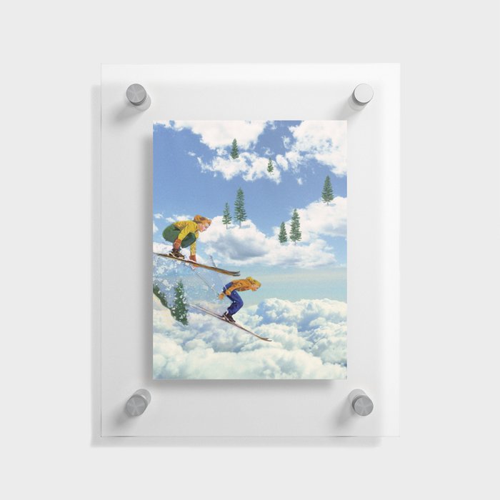 Pow Clouds Floating Acrylic Print