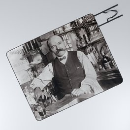 Speakeasy Bartender circa 1910 Picnic Blanket