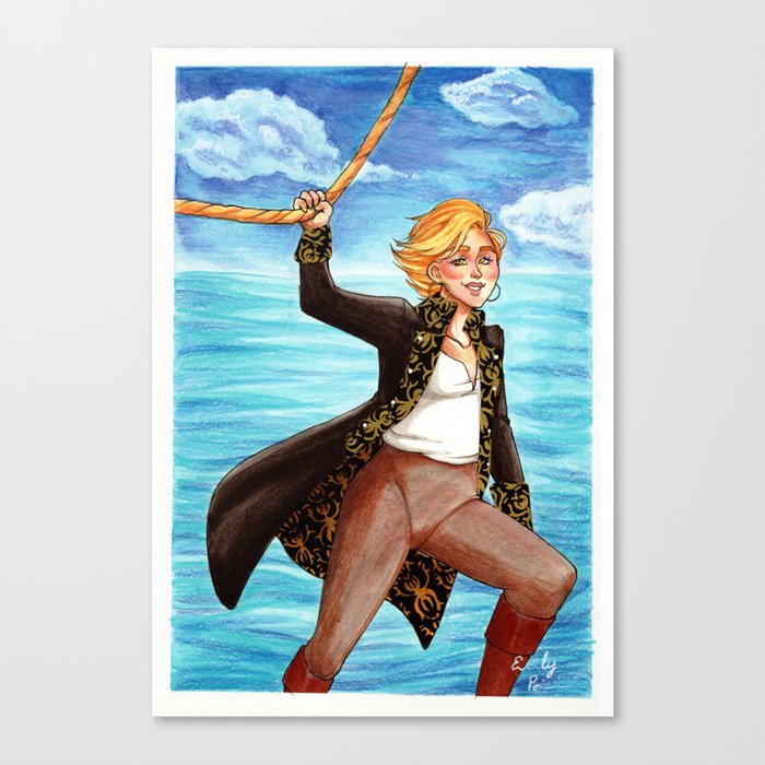 Pirate Jacket Canvas Print