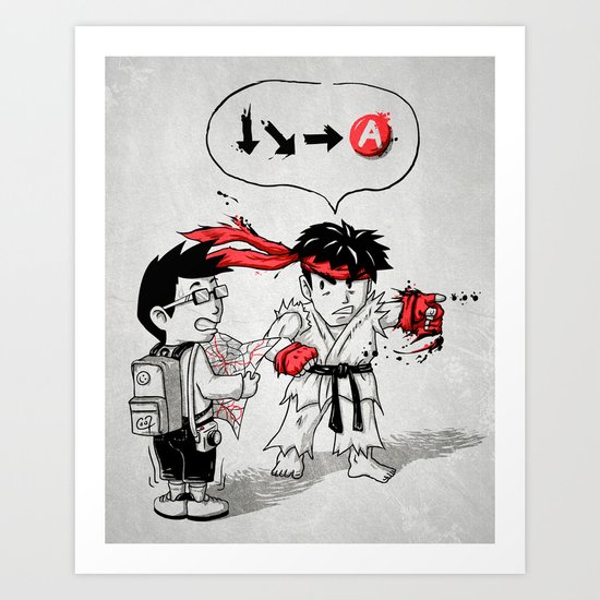 Hadoken? Art Print