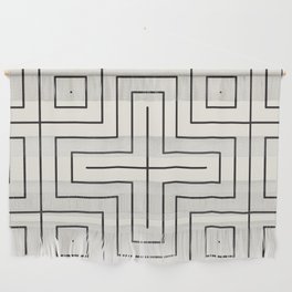 Plus Mid Century Modern Abstract - Black & white Wall Hanging