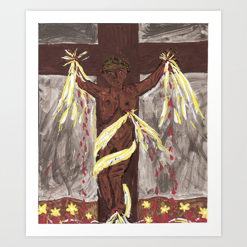 African Jesus Art Print By Marykloska Society6