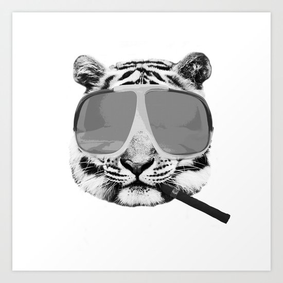 Shigar and a Waffle Art Print