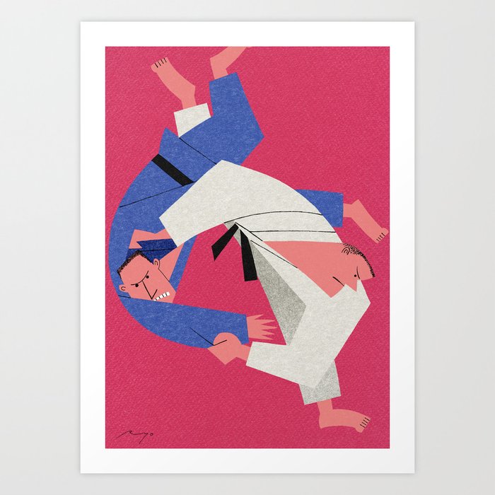 Judo Art Print