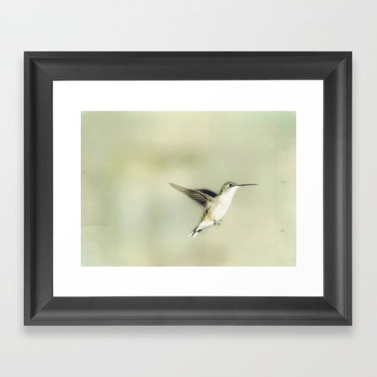 Mid flight Framed Art Print