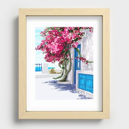 Better days are on their way Recessed Framed Print