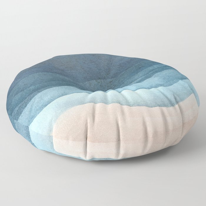 Ocean Waving Floor Pillow