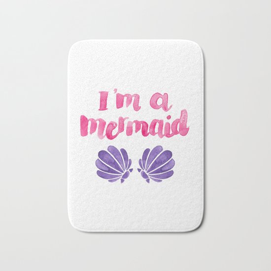 I'm A Mermaid Bath Mat
