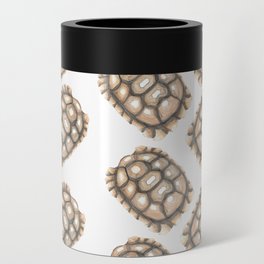 Yellow and Brown Tortoise Shell Can Cooler