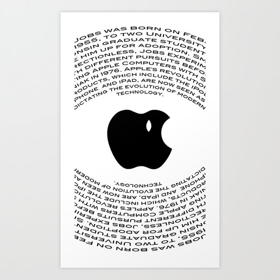 A Tribute To Steve Jobs Art Print