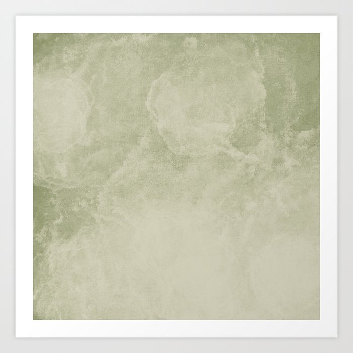 Abstract Sage Green Pattern Art Print by Hey Beautiful Day | Society6
