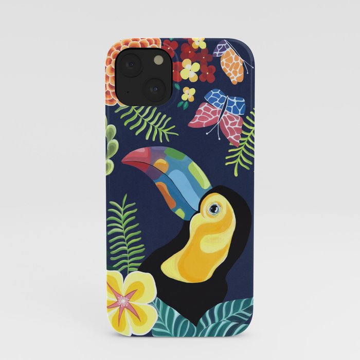 Natures Confetti Toucan iPhone Case