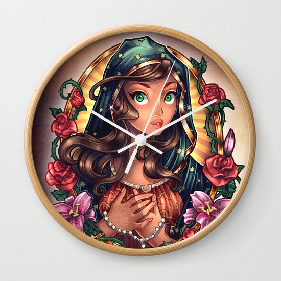 Our Lady of Guadalupe Wall Clock