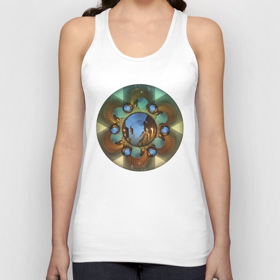 Emerald orbit Unisex Tank Top