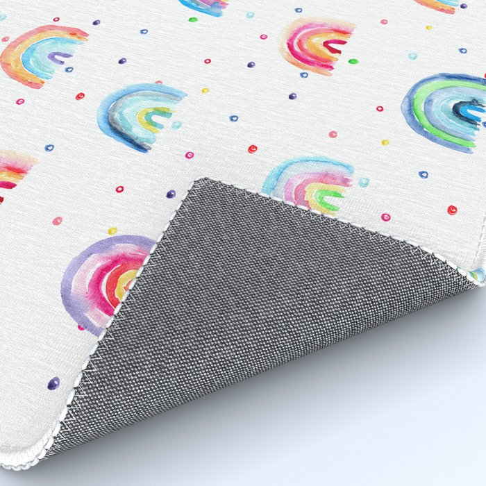 nursery rainbow rug