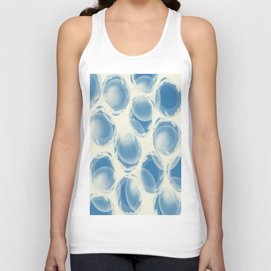 Blue pattern 2 Unisex Tank Top