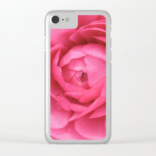 Petals in the Pink Clear iPhone Case