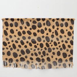 Cheetah Print Scribble Wall Hanging