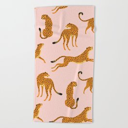 Leopard pattern Beach Towel