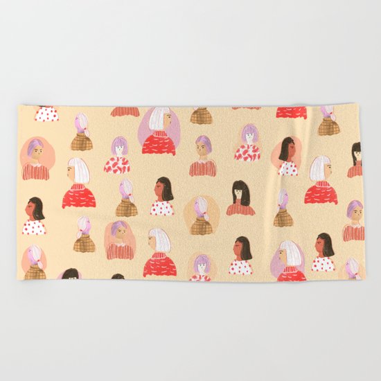Tell Me Something Lovely Beach Towel