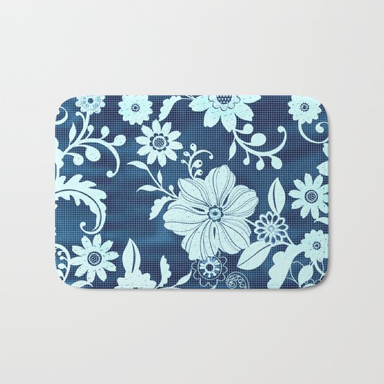 Flower time Bath Mat