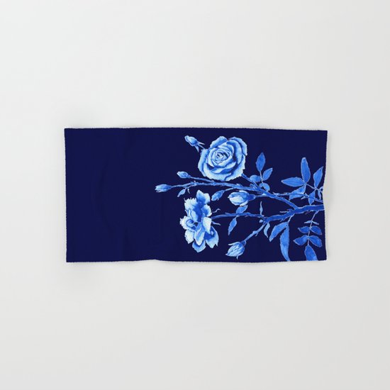 blue rose Hand & Bath Towel