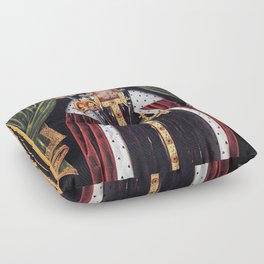 King Edward III of England Floor Pillow