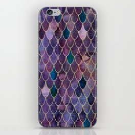 Mermaid Dark Purple iPhone Skin
