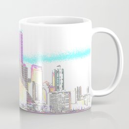 Miami Skyline Abstract Coffee Mug
