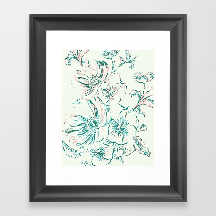 Wildflower Wonder - Tropical Framed Art Print