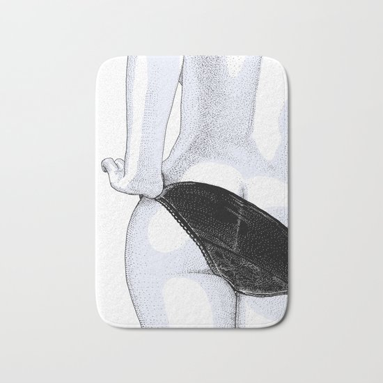 Night Bird Bath Mat