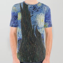 The Starry Night All Over Graphic Tee