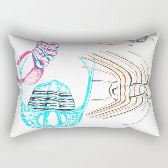 Ordovician Era Trilobites Rectangular Pillow