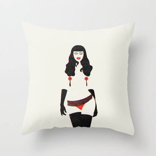 A Wink & A Smile Throw Pillow