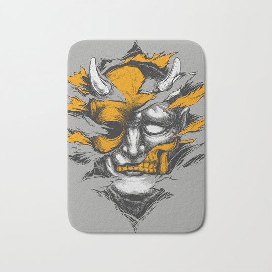 Devil Beside You Bath Mat