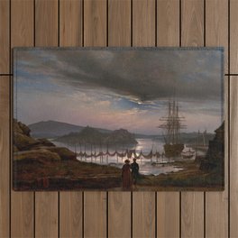 View from Vaekero near Christiania, 1827 by Johan Christian Dahl Outdoor Rug