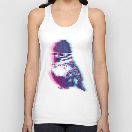 Bird Hair Day Unisex Tank Top