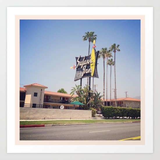 Motel Art Print