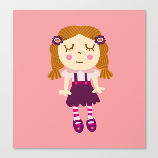 sleep doll Canvas Print