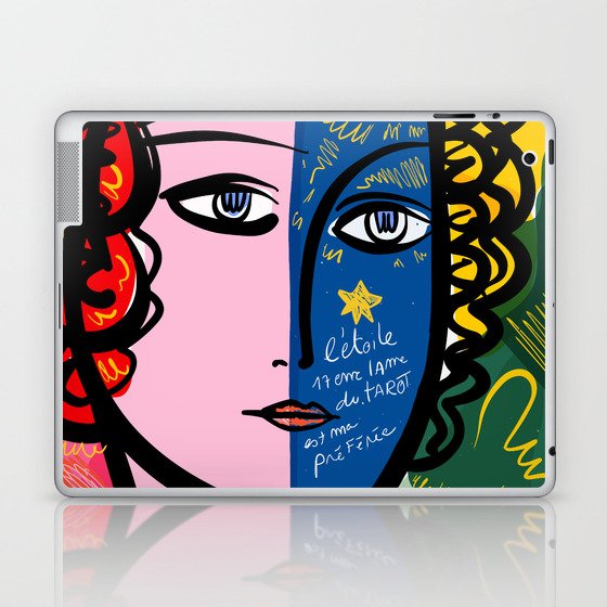 The Star Portrait Inspired by the Tarot Laptop & iPad Skin