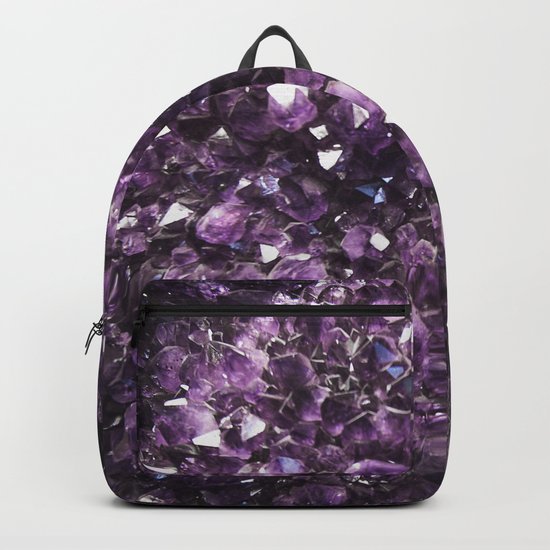 Amethyst Crystal Photography Backpack